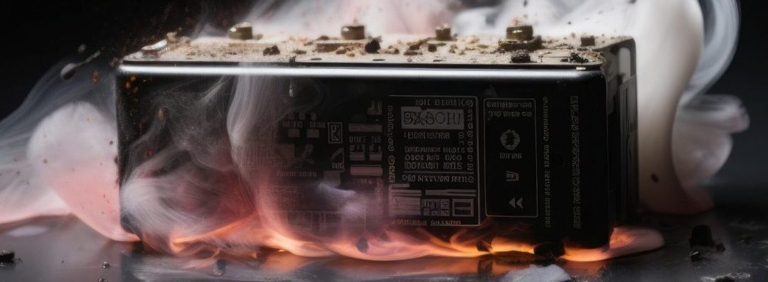 Lithium battery fire